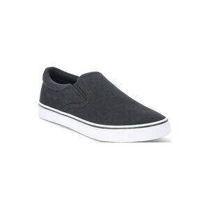 No Boundaries Men's Clinton Slip On Sneaker, Size 12, Gray Wash, Memory Foam